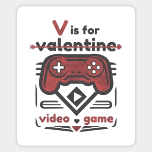 V Is For Video Game Magnet